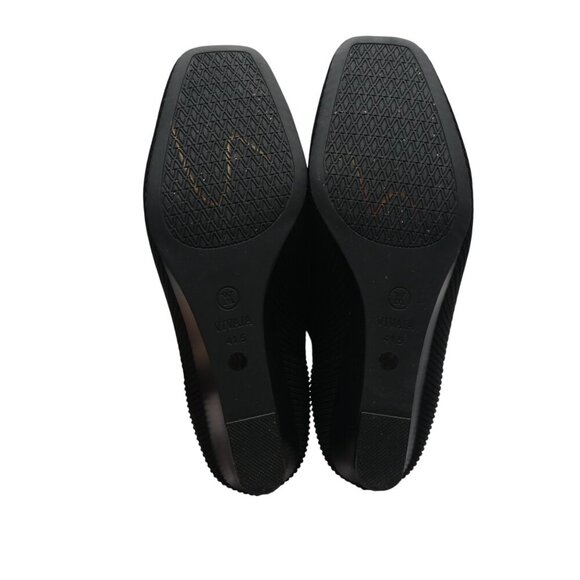 Vivaia Margot Wedge Pro Black Square Toe Wedge Heel Shoes Womens 41.5 US 10 - Picture 10 of 14
